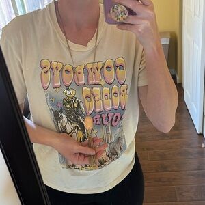 Gold and pink necklace.